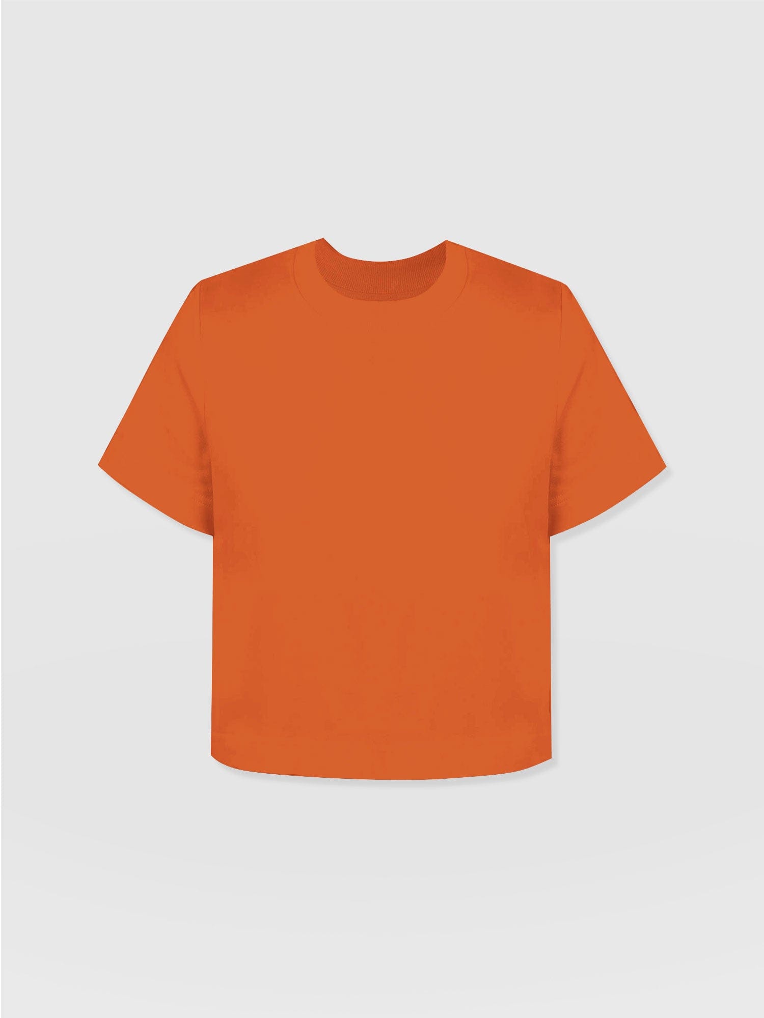Chelsea Crew Neck Tee - Burnt Orange - Women's T-shirts | Saint + Sofia® USA